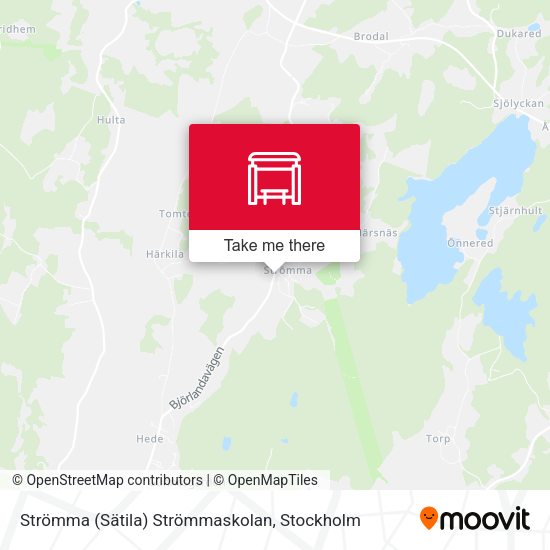 Strömma (Sätila) Strömmaskolan map