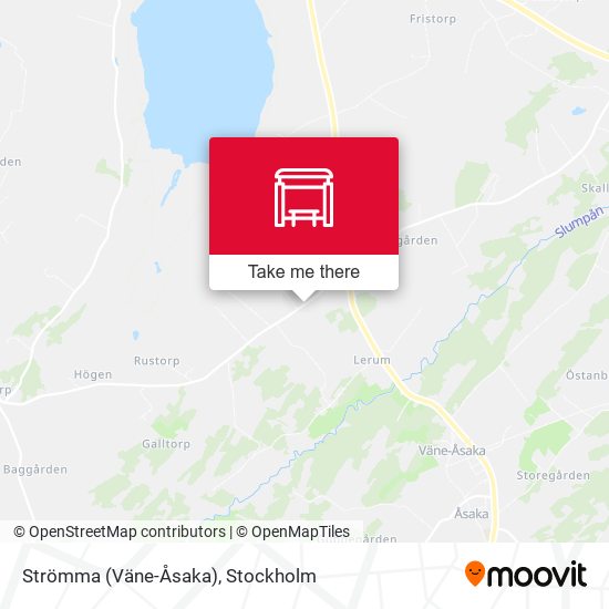 Strömma (Väne-Åsaka) map