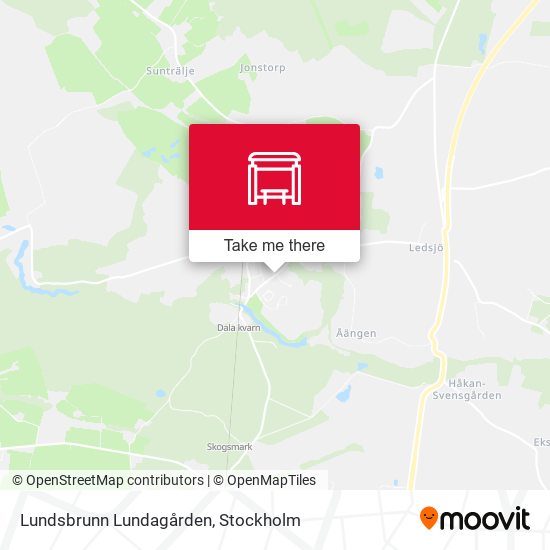 Lundsbrunn Lundagården map