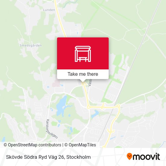 Skövde Södra Ryd Väg 26 map