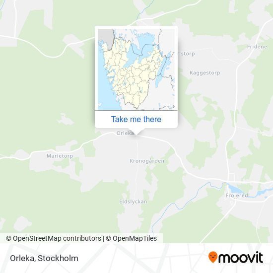 Orleka map