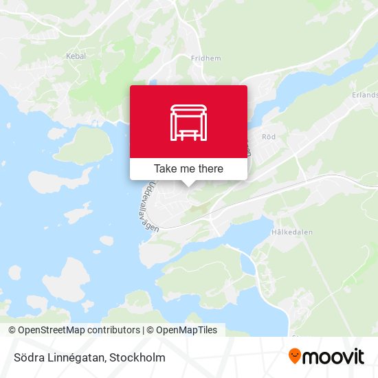 Södra Linnégatan map