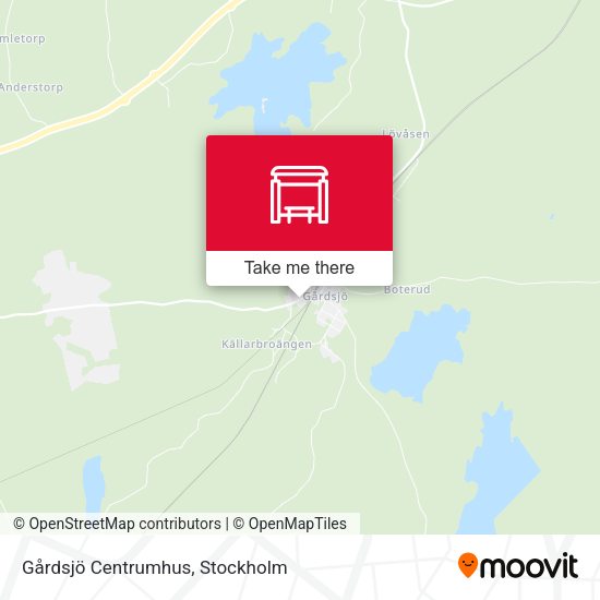 Gårdsjö Centrumhus map