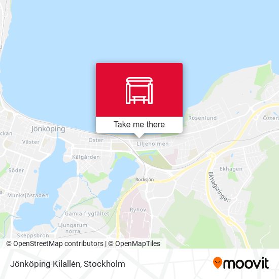 Jönköping Kilallén map