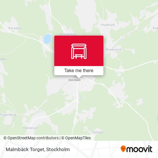 Malmbäck Torget map