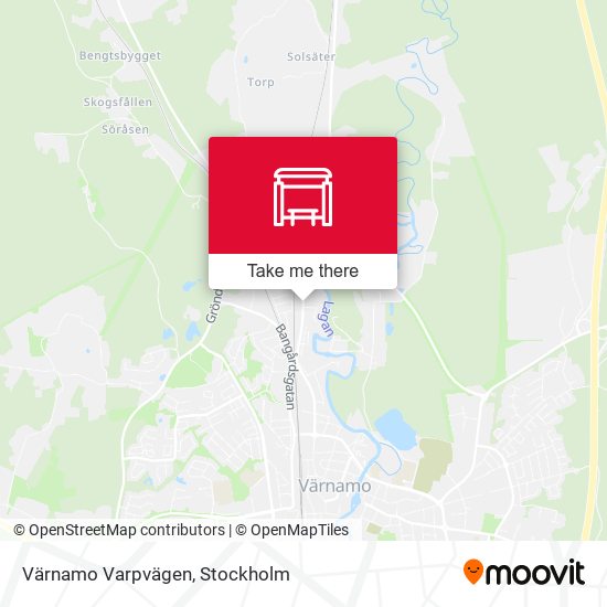 Värnamo Varpvägen map