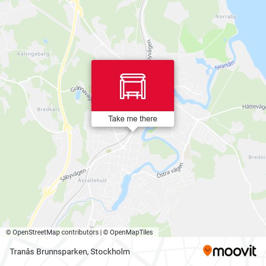 Tranås Brunnsparken map