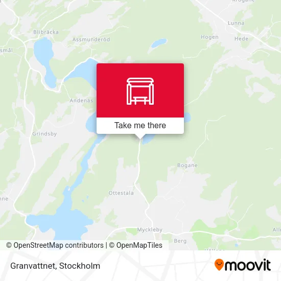 Granvattnet map