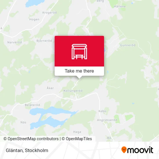 Gläntan map