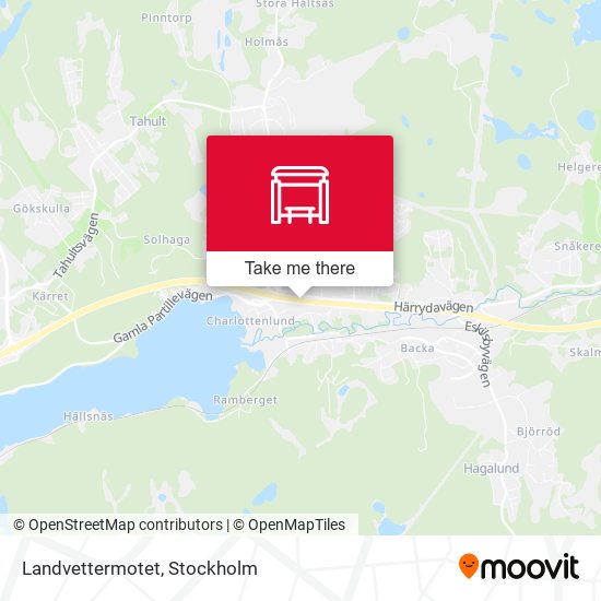 Landvettermotet map