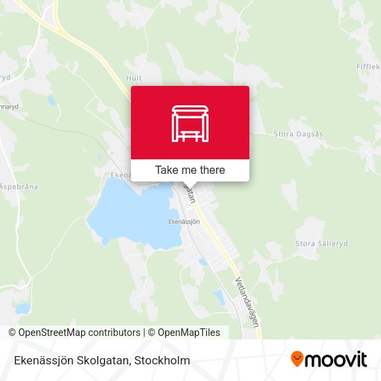 Ekenässjön Skolgatan map