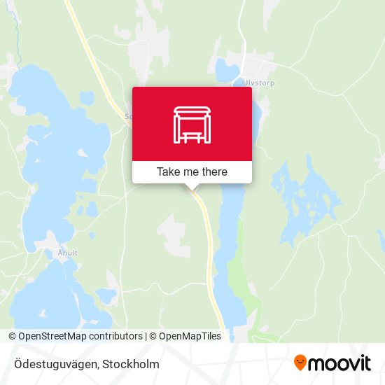 Ödestuguvägen map