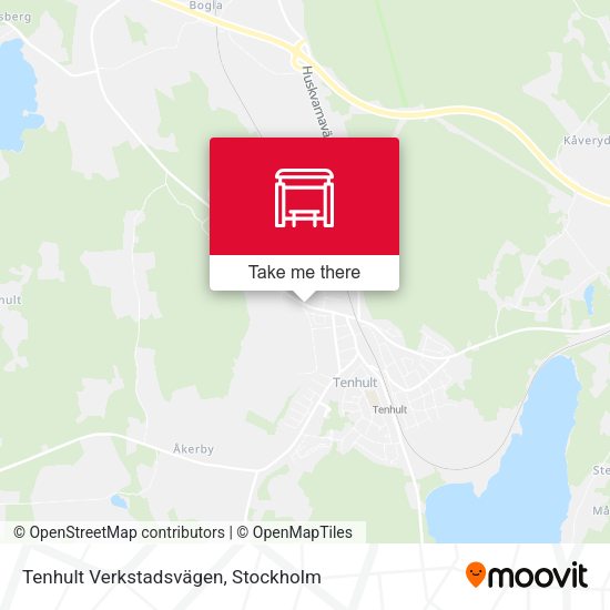 Tenhult Verkstadsvägen map