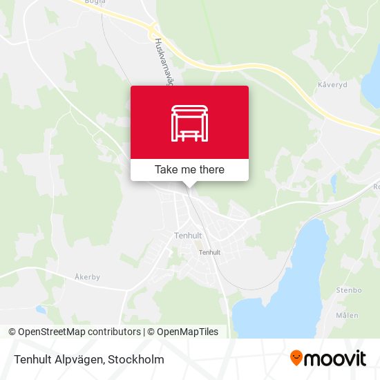 Tenhult Alpvägen map