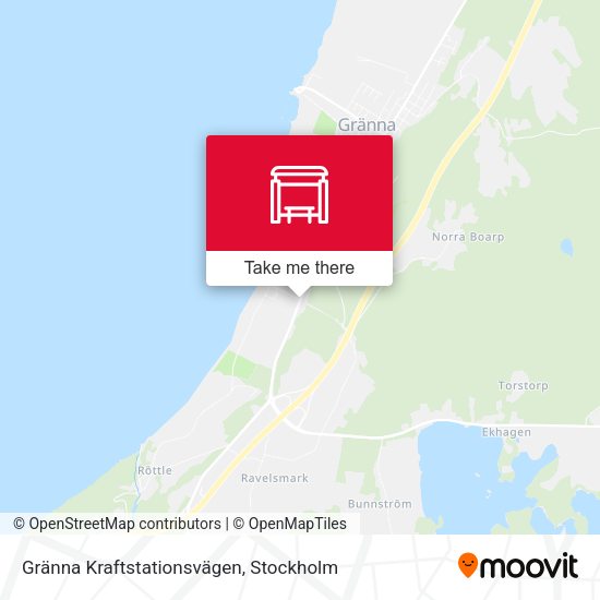 Gränna Kraftstationsvägen map