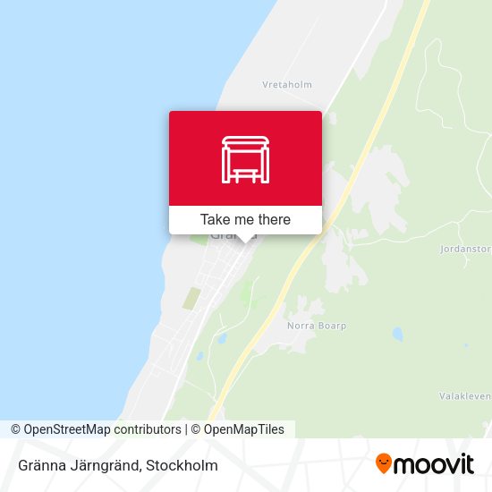 Gränna Järngränd map