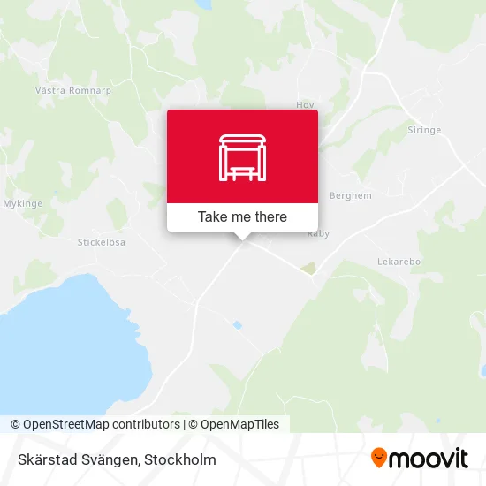Skärstad Svängen map