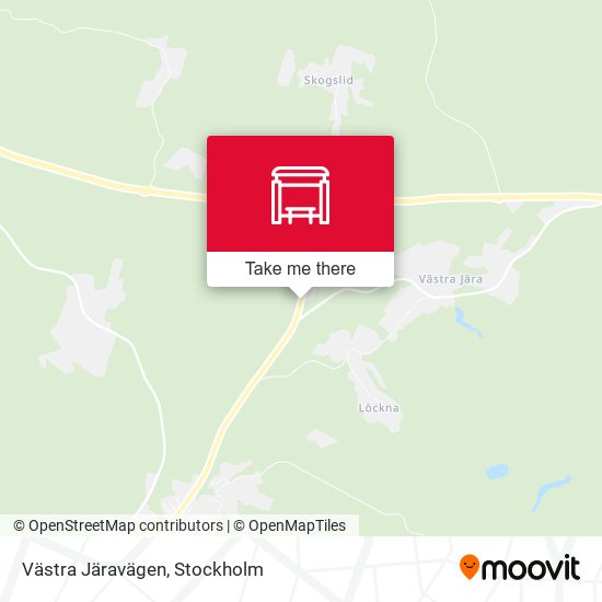 Västra Järavägen map