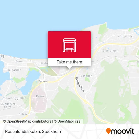 Rosenlundsskolan map