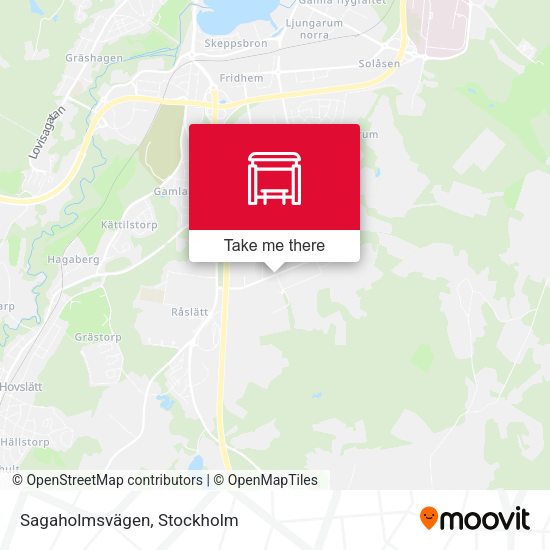 Sagaholmsvägen map