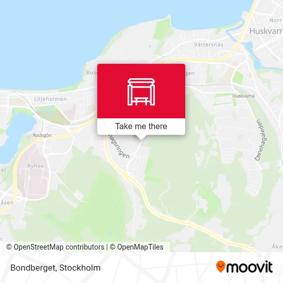 Bondberget map