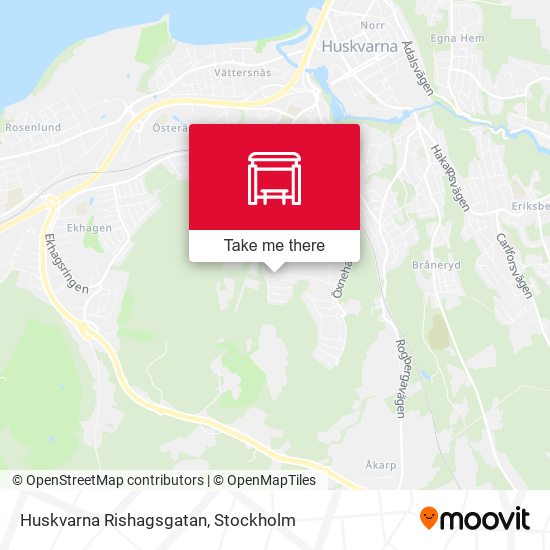 Huskvarna Rishagsgatan map