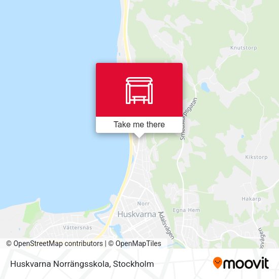 Huskvarna Norrängsskola map