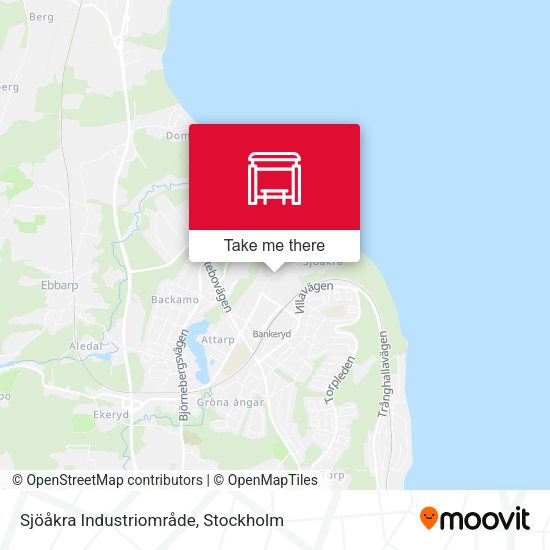 Sjöåkra Industriområde map