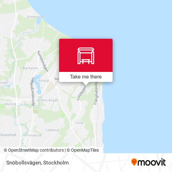 Snöbollsvägen map
