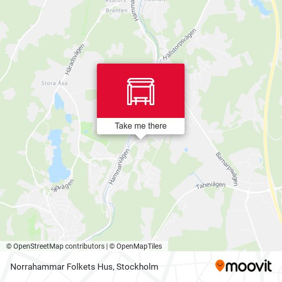 Norrahammar Folkets Hus map