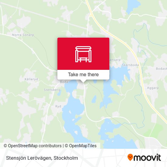 Stensjön Lerövägen map