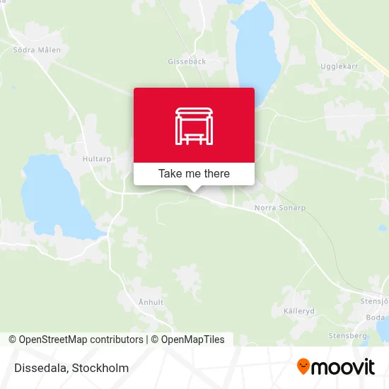 Dissedala map