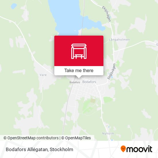 Bodafors Allégatan map
