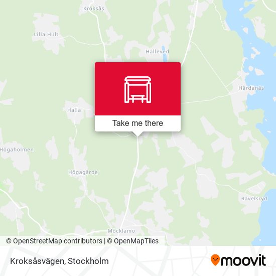 Kroksåsvägen map
