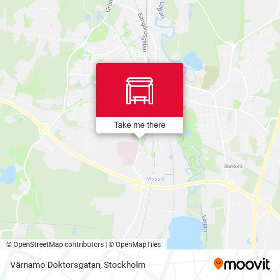 Värnamo Doktorsgatan map
