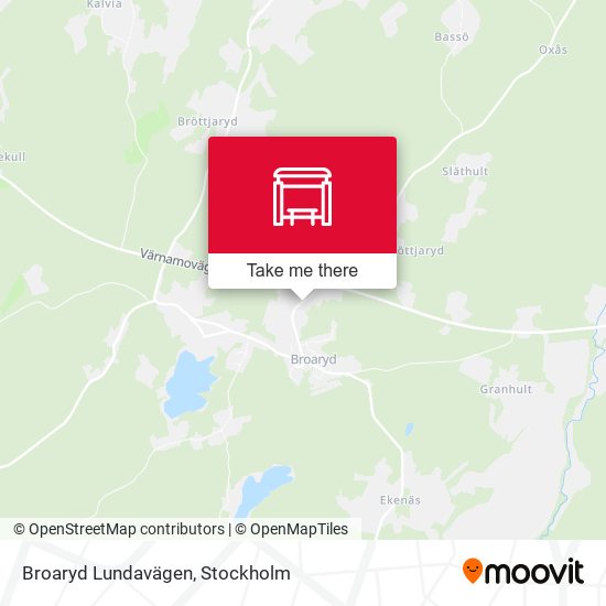 Broaryd Lundavägen map