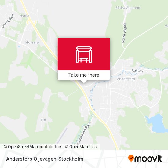 Anderstorp Oljevägen map