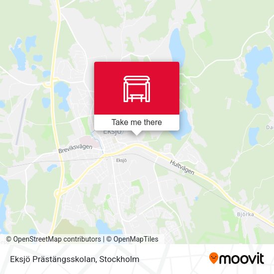 Eksjö Prästängsskolan map