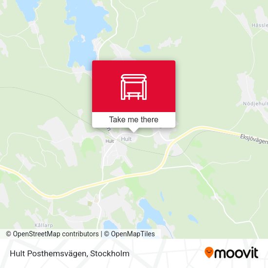 Hult Posthemsvägen map