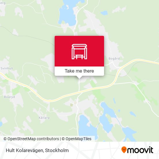 Hult Kolarevägen map