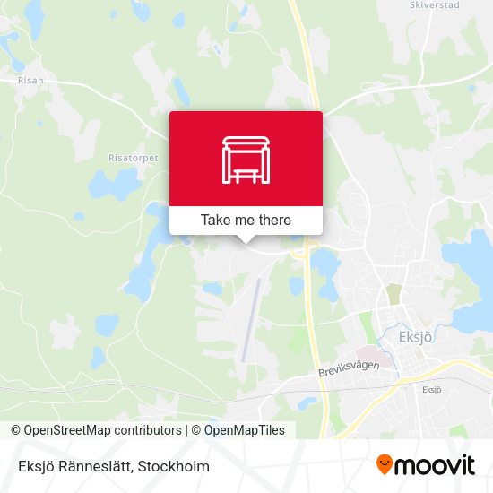 Eksjö Ränneslätt map