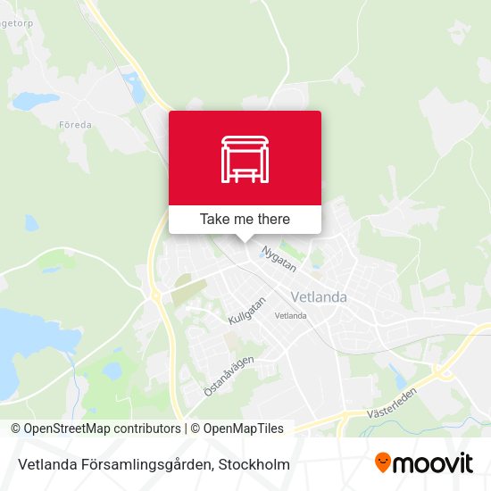 Vetlanda Församlingsgården map