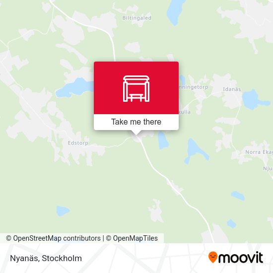 Nyanäs map