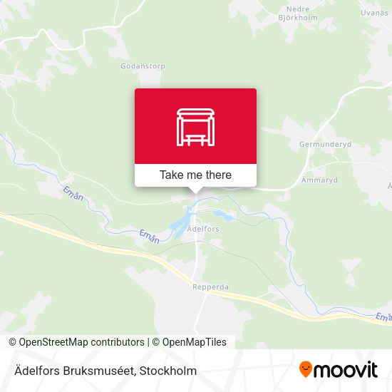 Ädelfors Bruksmuséet map