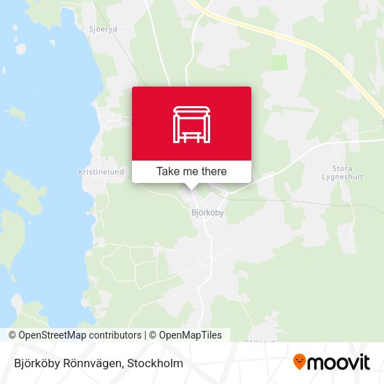 Björköby Rönnvägen map