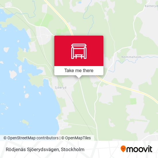 Rödjenäs Sjöerydsvägen map