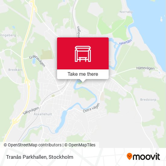 Tranås Parkhallen map
