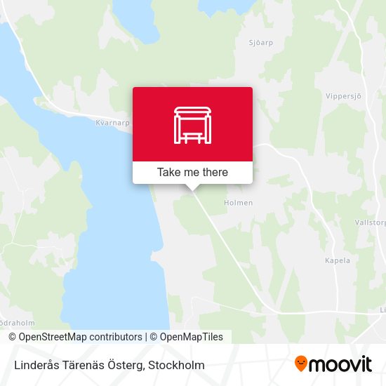 Linderås Tärenäs Österg map