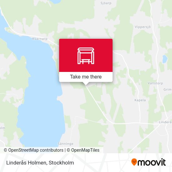 Linderås Holmen map