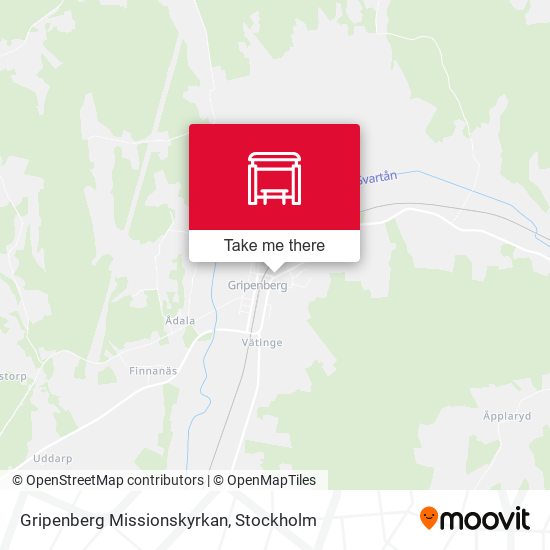 Gripenberg Missionskyrkan map
